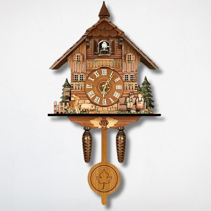 Reloj de cuco chalet tradicional