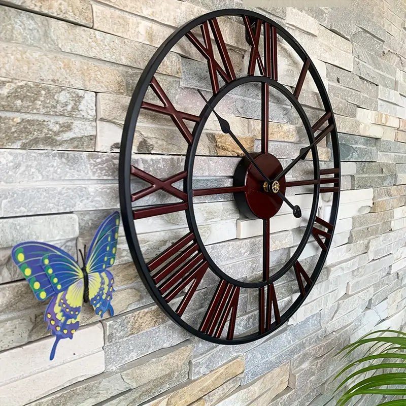 Reloj de pared industrial