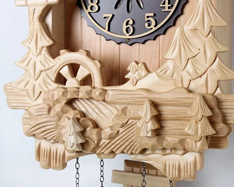 Reloj de cuco de madera de lujo