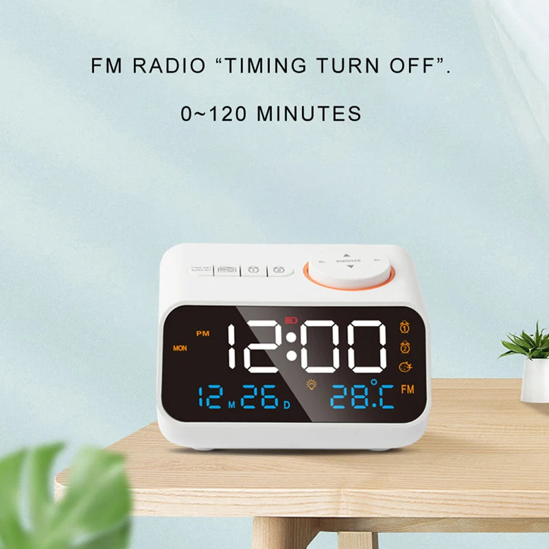 Radio Réveil FM LED