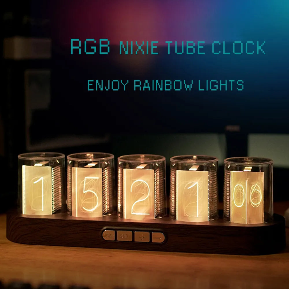 Diseño Nixie RGB Reloj