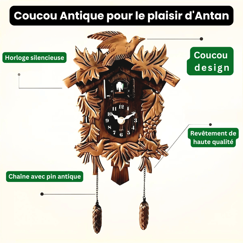 Antiguo reloj de cuco