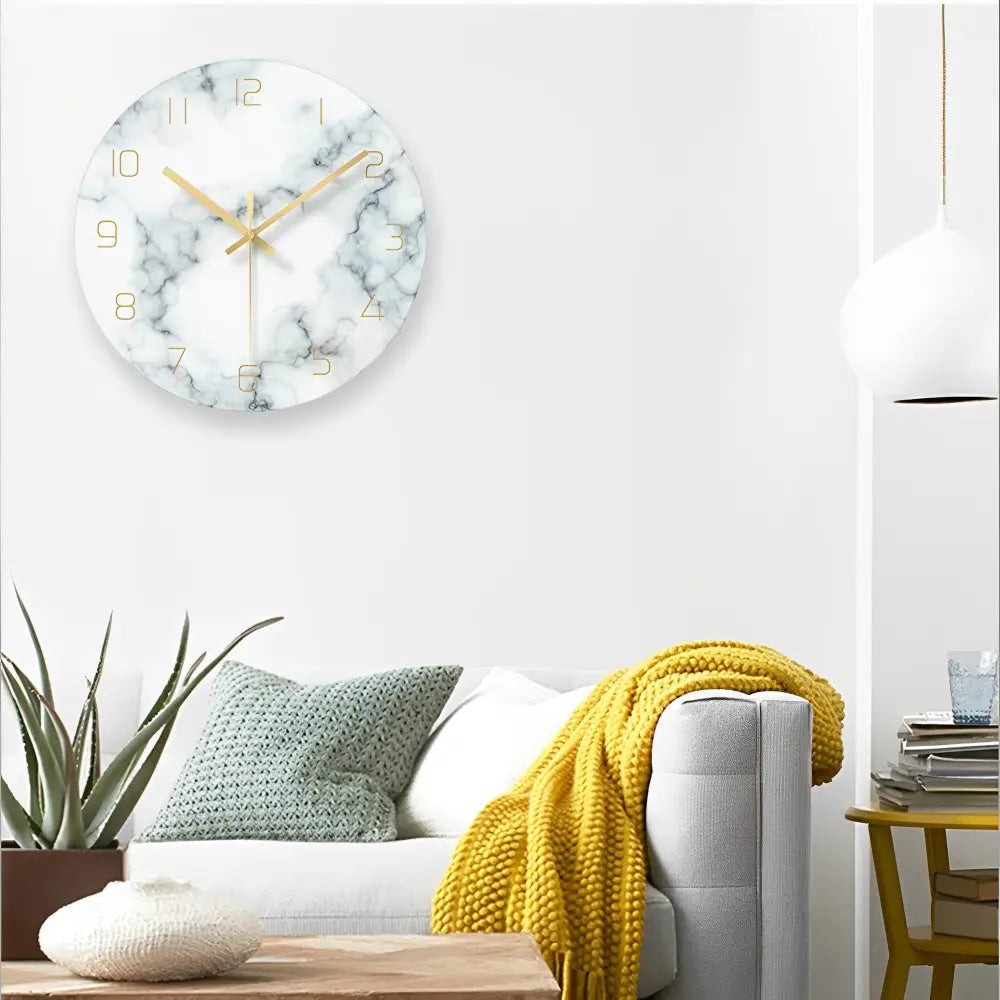 horloge murale design en verre - Horloges murales