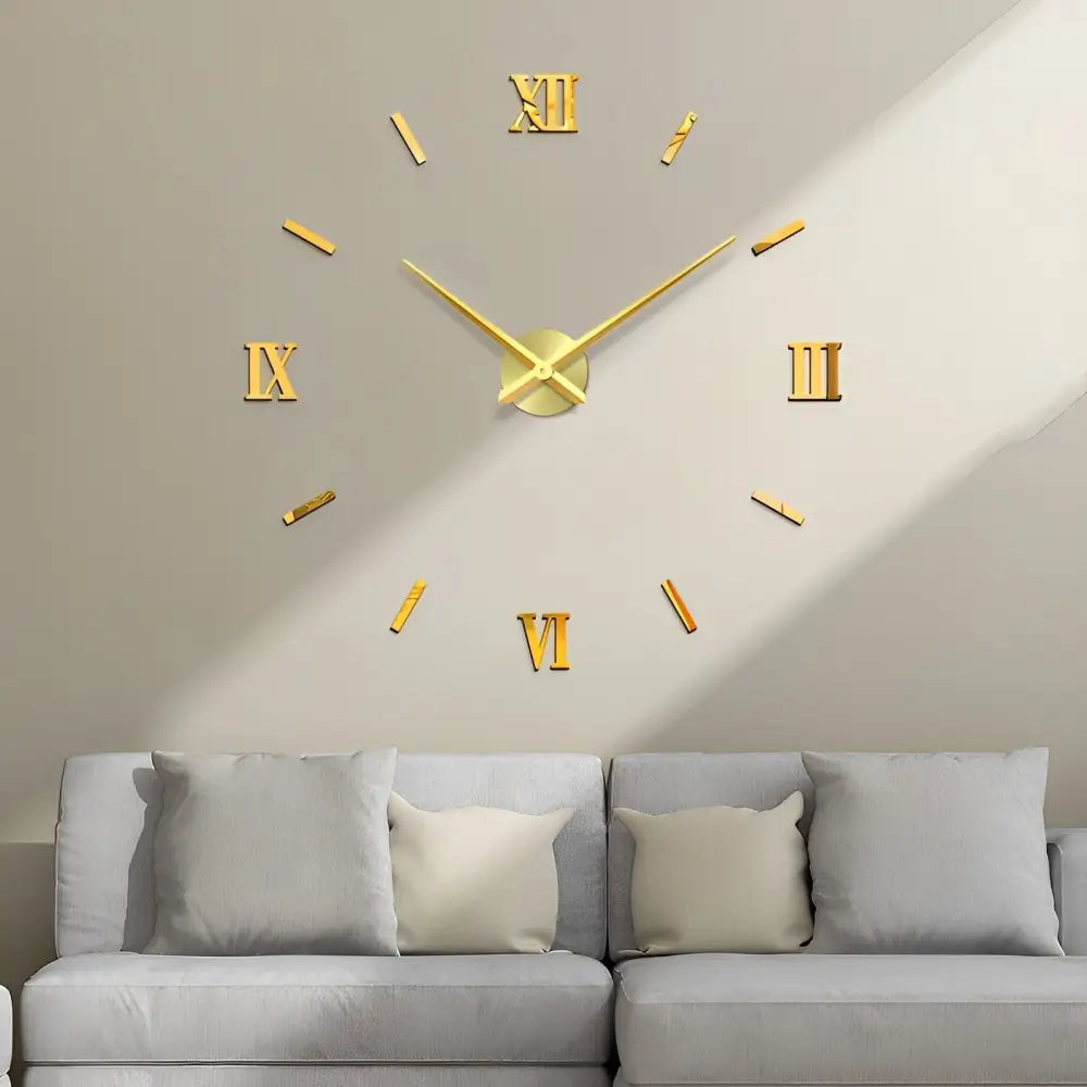 Horloge Murale Stickers 3D - Horloges murales