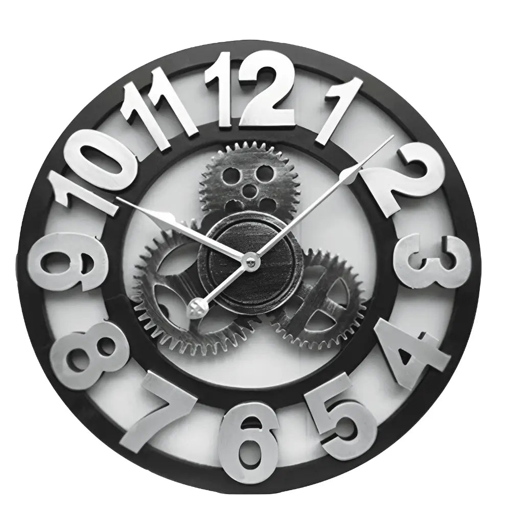 Horloge Murale Vintage - Horloges murales - chiffre arabe argent / 45 cm